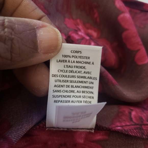 CT769 Chelsea.28 NWT Ladies Burgundy Short Sleeve dress - Picture 7 of 9